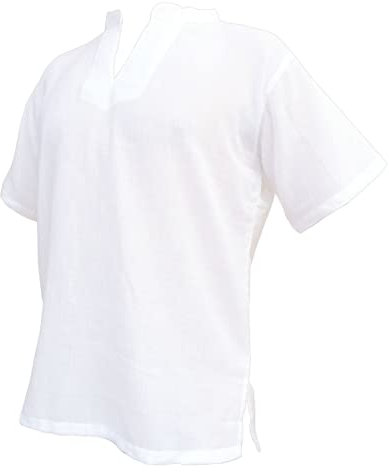 PANASIAM Shirt, RZI-02, no Button, White, XXXL, shortsl.