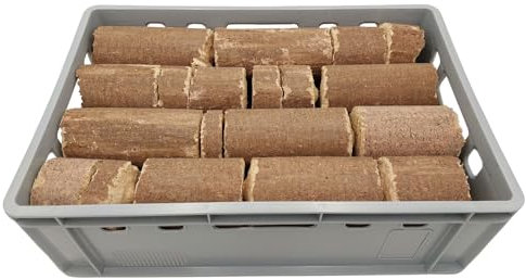 Pollmeier - Bricchette in legno di faggio frattura + scatola per carne E2, 30 kg