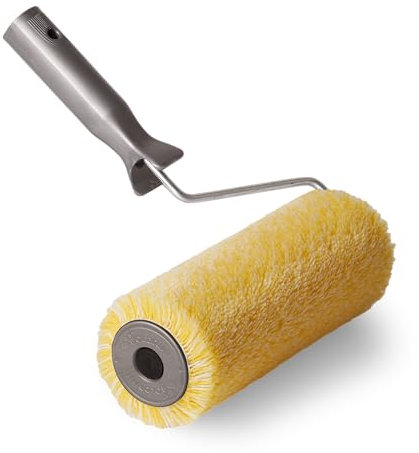 Boldrini Rullo per Pittura Dipingi Come un Professionista, Finitura Perfetta Senza Gocciolamenti, Manico Ergonomico e Facile da Pulire - Lunghezza 23cm MADE IN ITALY