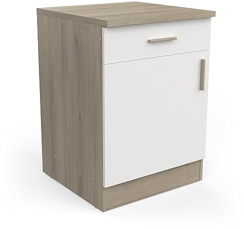 Demeyere Mueble de Cocina, Madera de ingeniería, Roble, 60 x 60 x 85 cm