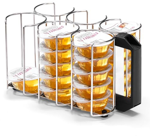 Dfynest Cocktail Capsules Holder for Refrigerator,Storage for Bartesian Cocktail Capsule in Refrigerator , Hold Up to 30 Capsule Pods, 304 Stainless Steel