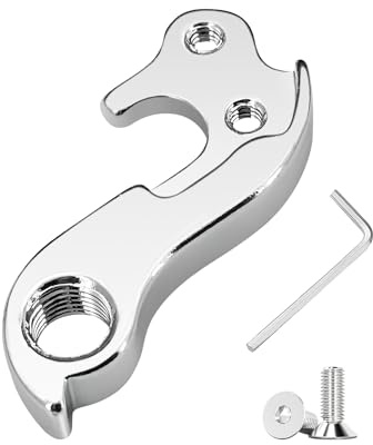 Pomo de palanca de cambios para bicicleta Cube GH-085 – Pomo trasero para bicicletas, suspensión Derailleur Hanger, gancho de cambio con 2 tornillos M4, repuesto para bicicleta MTB/carretera