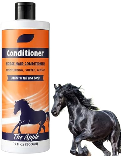 Mane and Tail Shampoo - 500 ml djupvårdande balsam för hästar, hästvårdsprodukter, kappa rengöring av gel, konditionering och underhåll hälsosam, glänsande män