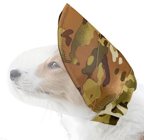Copertura per la testa del cane: rete regolabile leggera e multifunzionale | Maschera facciale in rete traspirante per cuccioli di taglia piccola, media e grande che camminano all'aperto, escursionism