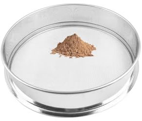 Tamices para repostería,Tamiz de laboratorio,Coladores para Cocina,Tamiz de Harina Acero Inoxidable Redondo,para Hornear,Lab,Cocina,Hogar