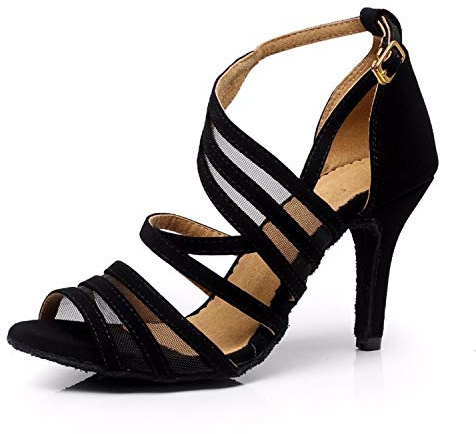Syrads Zapatos de Baile Latino para Mujer Zapatos de Baile Tango Salsa Samba Bachata Baile de Salón Baile Interior