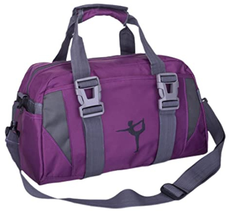 Bolsas de Lona de Baile, Bolsas de Gimnasia para niñas, Bolso de Baile de Tap para niños para Mujeres Yoga Dance Baile Jazz Ballet Hip Hop (púrpura)