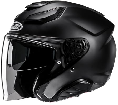 HJC, Casque Moto Jet F31 UNI Semi Mat Noir, M