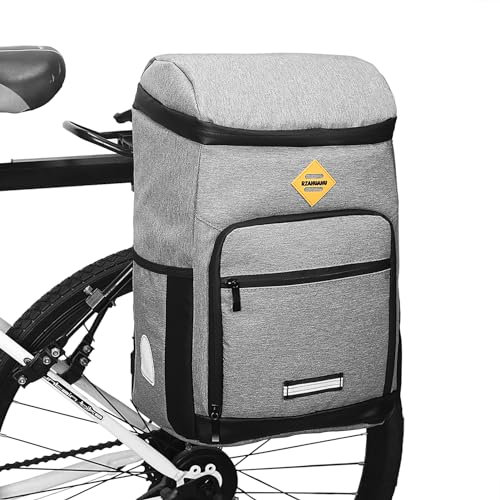 G-raphy Fahrradtasche für Gepäckträger 10L Wasserdichter Fahrradtasche Lieferfahrradtasche Multifunktionaler Fahrradrucksack Satteltaschen für Fahrrad Gepäckträgertasche Outdoor Picknicktaschen