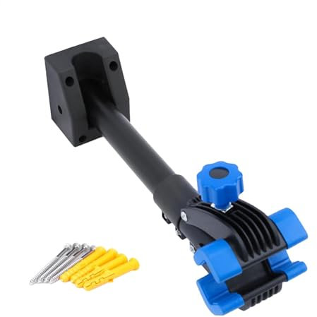 Support de vélo – Support mural | Support d'entretien pliable pour vélo – Pince de vélo pour garage à domicile, portable et robuste pour réparation et rangement