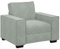 vidaXL Sessel Hellgrau 60 cm Samt, Sofa, Loungesessel, Relaxsessel, Einzelsofa, Fernsehsessel, TV-Sessel, Einsitzer-Sofa, Einsitzer-Couch, Samtsessel