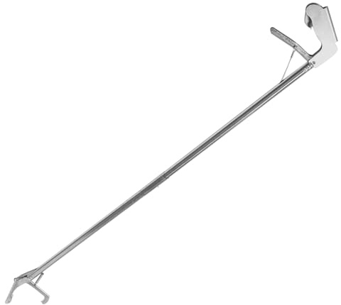 Hohopeti Attrezzo Cattura Serpenti in Acciaio Inox Clip Strumento per Serpenti Pinza Raccogli Serpente Pratica Clip Strumento