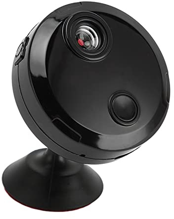 Minikamera, 1080P HD-kamera, inbyggd WiFi, automatisk telefonanslutning, slinginspelning, lång batteritid, med 360° roterande fäste, Night Vision-kamera för hemmet, utomhus