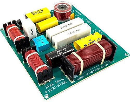 Kahdsvby 2PCS 300W 3 Voies Treble Medium Basse Haut-Parleur Diviseur de FréQuence Filtre Filtre Croisé