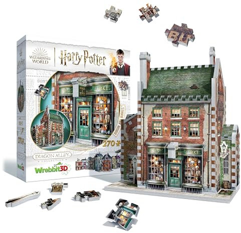 Wrebbit | Diagon Alley Collection: Borgin & Burkes (270 Pieces) | 3D Jigsaw Puzzle | Ages 14+ | 1+ Players