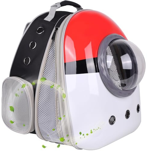 Interfashioner® Cat Backpack Carrier, Fit up to 9 kgs Front Extension Space Capsule Hard Bubble Window Pet Carry Transport Book Bag for Large Fat Cat Kitten Small Puppy Rabbit