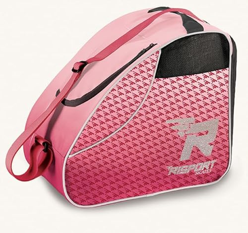 Risport New Pro Bag, borsa portapattini, borsa per pattini artistico ghiaccio o rotelle (Rosa)