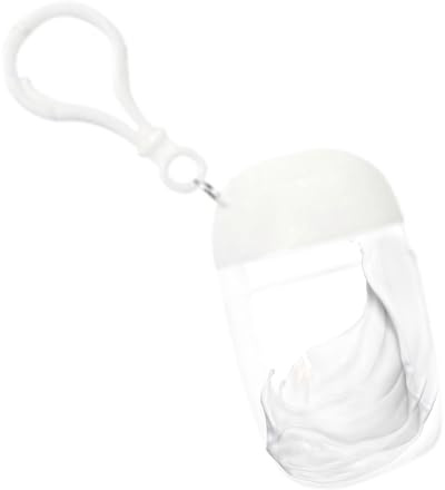 Botellas de viaje recargables de 30 ml con llavero-distribuidores portátiles e impermeables para champú, gel de ducha, gel hidroalcohólico y lociones, sin bpa, compresibles aprobados
