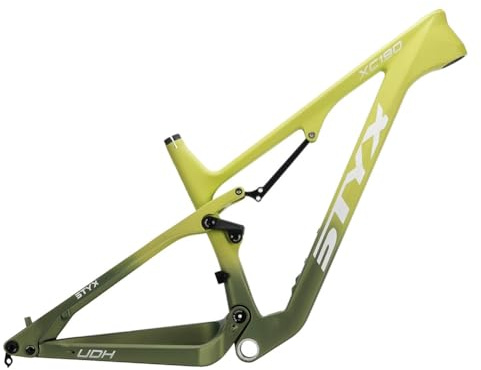 NURUGURE Cadre VTT Tout Suspendu 29 Pouces, Freins à Disque, Fibre de Carbone, axe traversant 12 x 148 mm, pour Enduro/Descente/XC/DH