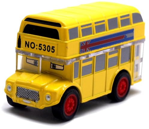 Classic Bus Double Decker Red Bus Models Toy Shark Swimming Float for Baby