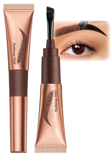 EONFAVE ögonbryn gel Peel Off, ögonbrynsfärg att ta bort, Brow Tint för naturliga ögonbryn, långvarig, jämn färg, lätt att använda (#03 chokladbrun)