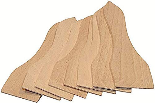 LA CUILLERE DU CHEF - Spatule à raclette bois - 1 LOT DE 16