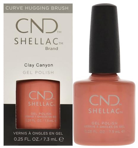 CND Shellac Clay Canyon, 7.3 ml/0.25 fl oz.
