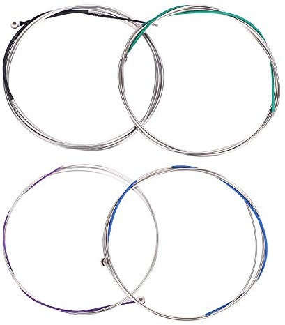 Demeras Cello Stahl Drahtschnur , Cello Saiten 3/4 4/4 Cello Saiten Kupfer Zink Legierung Cello Ersatzzubeh?r , Geigenzubeh?r