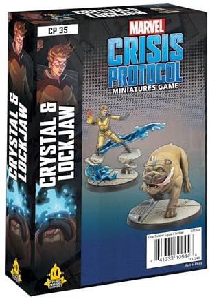 Atomic Mass Games - Marvel Crisis Protocol: Character Pack: Crystal and Lockjaw - Miniature Game CP35en