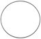 Hobbyfun Metallring Deko-Ring Ø 40,45, 50 cm schwarz Hochzeitsdeko Größe 50 cm