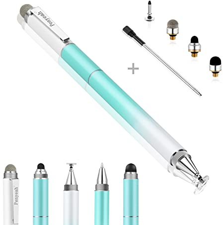 Penyeah Capacitive Stylus Pen (4 in 1),Universal Touch Screens Stylus Pen for iPad/Pro/iPhone/Android Phone/Samsung/Fire/Tablets and All Capacitive Touch Screens-Dream Blue