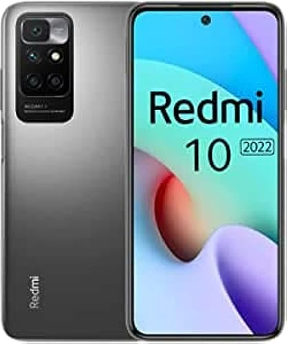 Xiaomi Redmi 10 2022 Smartphone 4GB/128GB 6,5 Display 5000mAh 22,5W Fast Charging (Carbon Gray)