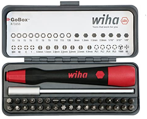 Wiha 75958 Piece GoBox Precision Micro Bit Set