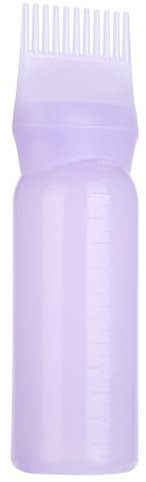Ejoyous Applicateur Bouteille Huile De Cheveux Cheveux Couleur Brosse Bouteille Cheveux Teinture Brosse Bouteille Shampooing Cheveux Teinture Brosse Bouteille Salon Teinture Racine (Bleu)