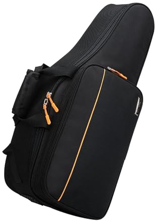 Luwecf Estuche para Saxofón Alto con Bolsillo Exterior Correa Ajustable Bolsa de Transporte para Saxofón