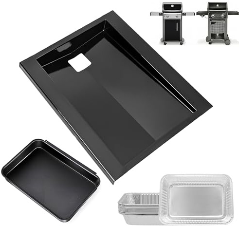 Nordic Bbq Store 69803 - Vassoio per grasso Weber Spirit E-210, serie Spirit 200 con manopole di controllo anteriori, ricambio per Weber 69803. 35,6 cm L x 31 cm W x 5,5 cm H