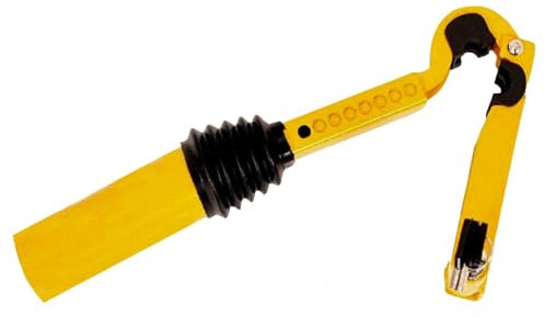 Kfz-Sicherheits-Anti-Diebstahl-Schloss, Lenkradschloss, Auto-Sicherheitsschloss, Anti-Diebstahl-Auto-Handbremsschloss mit zwei Schlüsseln für LKW, SUV, Wohnmobile und Geländewagen