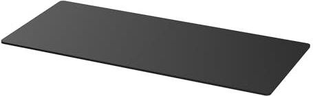 pro.tec Tablero Escritorio Rectangular Tablero de Mesa para Oficina Comedor 14 kg Bricolaje DIY CREA Tu Propio Escritorio Amplio Espacio 180 x 80 cm - Negro