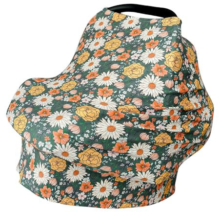 Baby Autositzbezug Baby Stilldecke Für Das Stillen - Weich Baldachin Und Stillbezug, Vielseitig Verwendbar Babytrage, Stilltuch Für Unterwegs, Kinderwagen Sonnenschutz, Bezug Für Babyschale, Etc.