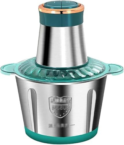 Picadora de carne eléctrica Trituradora de alimentos, 2 velocidades 220-240V 250W Acero inoxidable de alta potencia 2L 3L Capacidad Picadora eléctrica Picadora de carne Picadora Trituradora de alimen