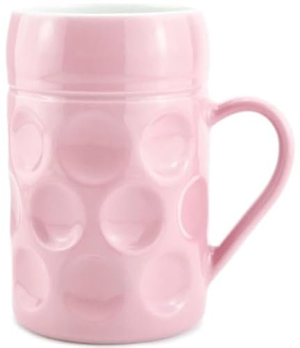 Der kleine MUC – Das Champagnerkrügerl vom Oktoberfest | 330 ml Porzellanbecher für Champagner, Kaffee & Cocktails | Modell Pretty Rosi (rosa)