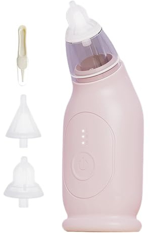 Aspiratore nasale elettrico, aspiratore portatile, pulitore per naso da 2,17 pollici con motore potente, dispositivo per rilassare la congestione con silicone morbido, strumento per la congestione per
