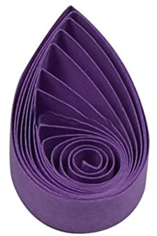 ODETOJOY 120 st pappersremsor 10 mm hantverk quilling papper 10 mm enfärgade pappersremsor 10 mm (lila)