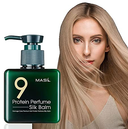 Masil 9 Baume revitalisant | Sans sulfate, paraben et silicone | Baume anti-frisottis | Cheveux secs et ingérables