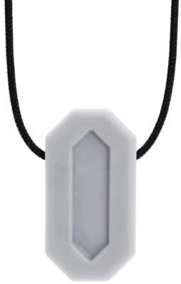 ARK® Collier à mâcher de différentes épaisseurs et formes avec laisse réglable et instructions d'entretien ATC (français non garanti) – Collier sensory, bloc de dentition, mastication, dent, autisme