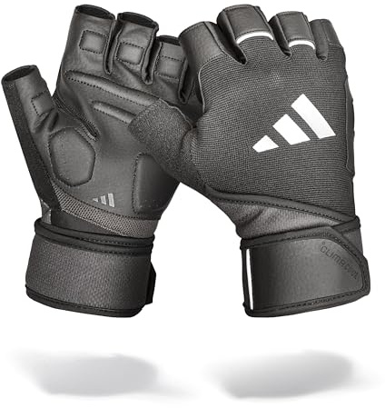 Adidas Wrist Wrap Guanti da allenamento – Dissipatore con doppio poggiapolsi taglia XS