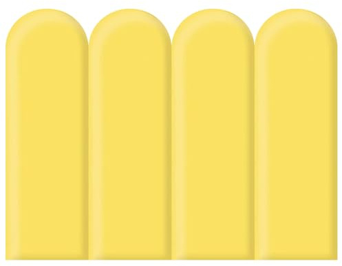 OUGPIU Anticollision Wall Padding 3D Kid's Wall Stickers,Wall Padded Wall Panels,Wall Upholstered Bumpers,Self-Adhesive Wall Headboard,Playroom Decor PU Textured Wall Padding,Sensory Padding