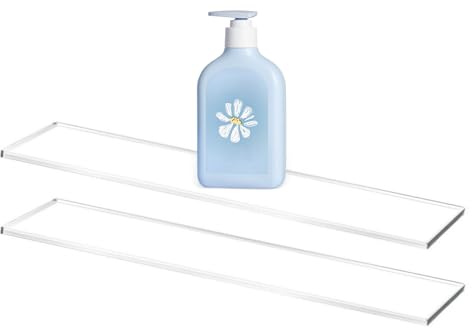 Generisch Ricambio per armadietti | 2 pezzi acrilico ad alta capacità | ricambio per organizzatore da parete, per armadietto, articoli da toeletta, bottiglie di carta igienica cosmetica