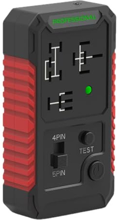 Herramienta de prueba de relé de automóvil: dispositivo de diagnóstico de circuito digital portátil, instrumento analizador eléctrico para vehículos, herramienta de detección de líneas de vehículos