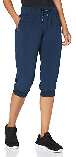 C.P.M. Pantalone Capri Stretch Con Tecnologia Dry Function Pantalone, Donna, Blue, D40